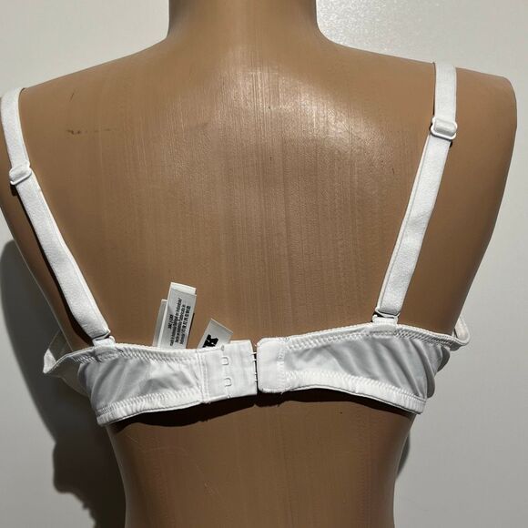 PINK Victoria's Secret White Wear Everywhere Push Up T-Shirt Bra Size 38C - Picture 5 of 7